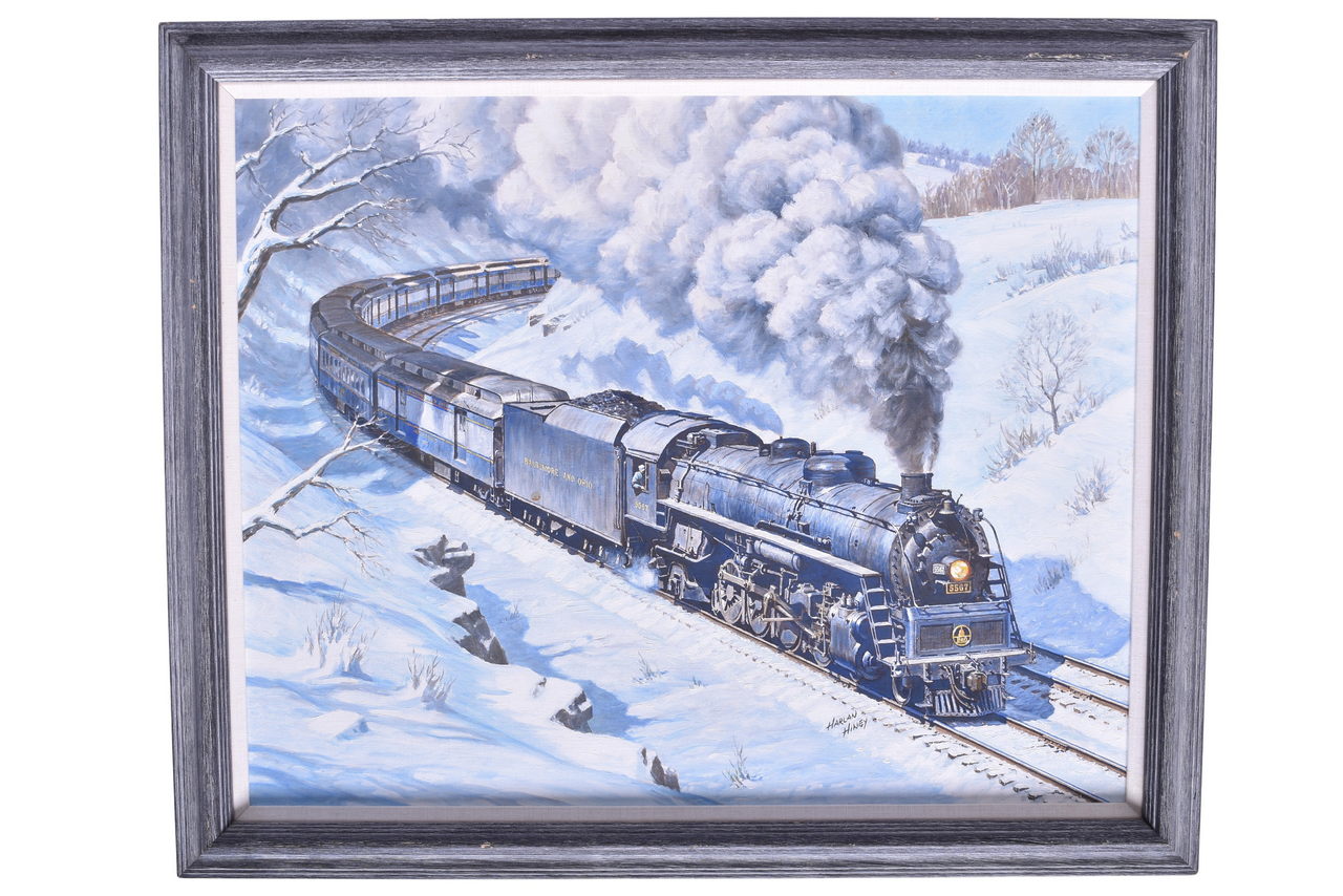 2155A - Original Harlan Hiney Watercolor and Gouache Painting - 