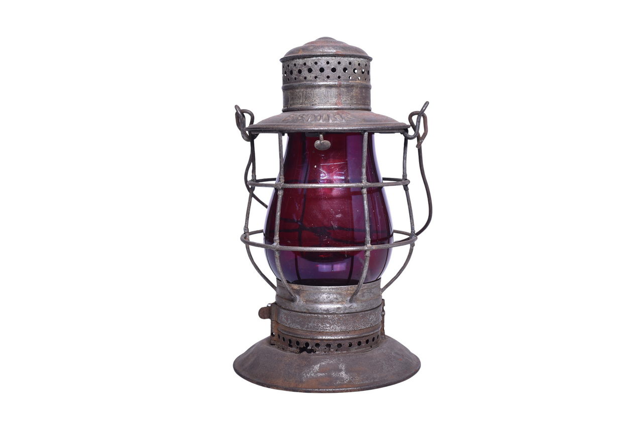 2168 - Star Head Light Co. Boston and Maine Railroad Bell Bottom Lantern thumbnail