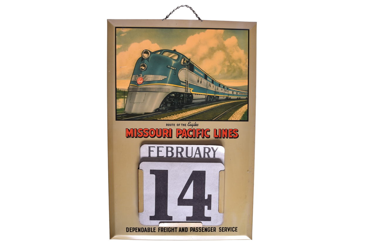 2199 - Missouri Pacific Railroad - Permanent Sign & Display Co. Calendar - Complete thumbnail