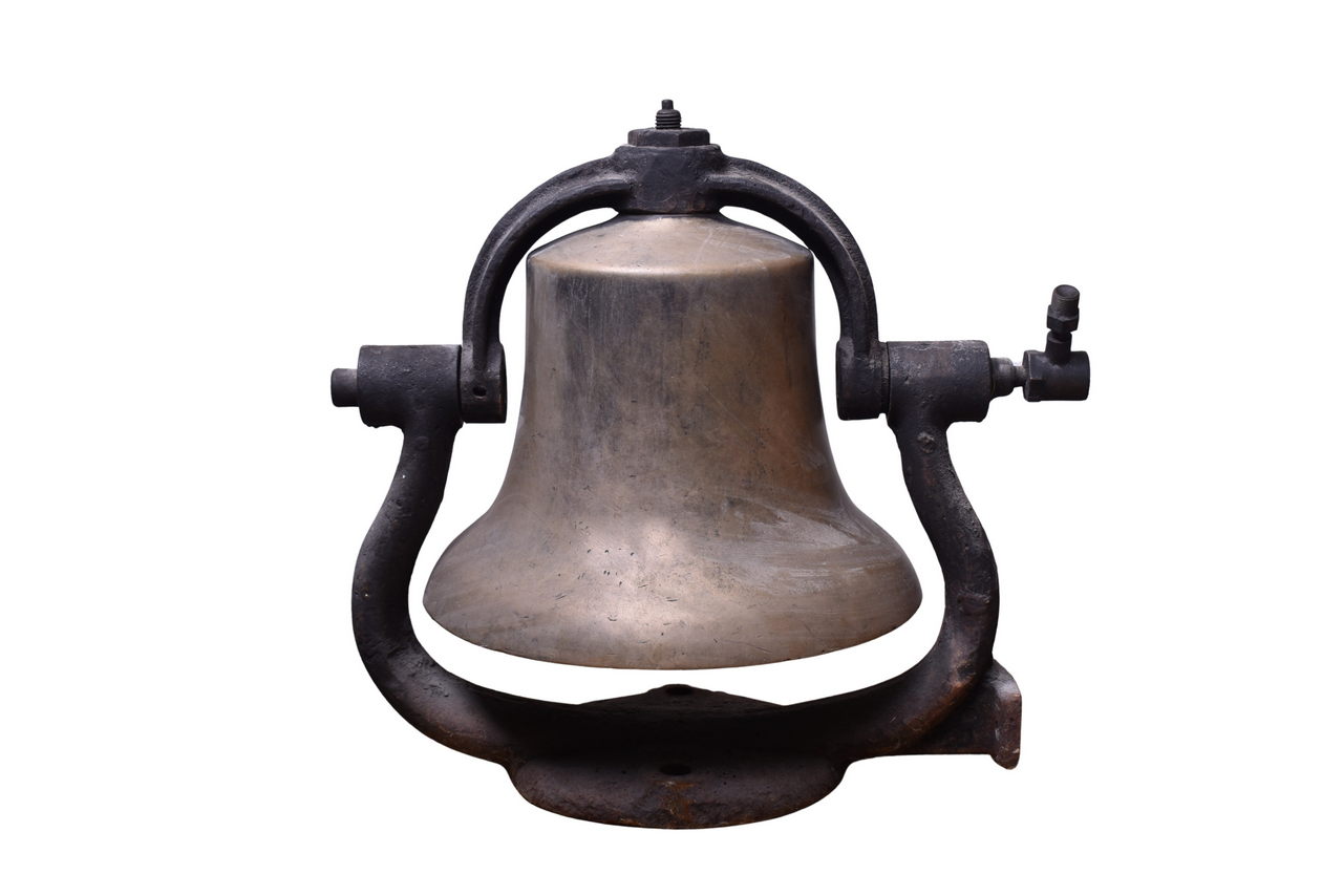 2150A - New York Central Brass Steam Locomotive Bell thumbnail