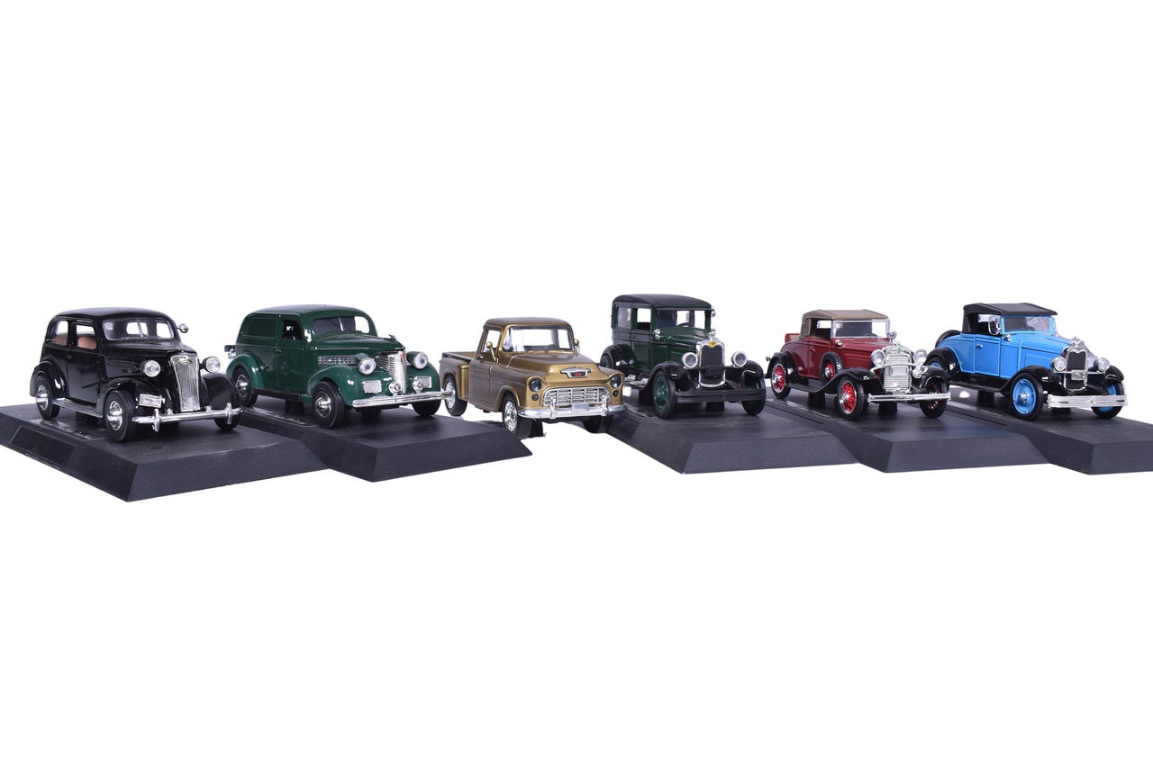 4 - Six New-Ray 1:32 Models - 1920s and 30s Chevrolet thumbnail
