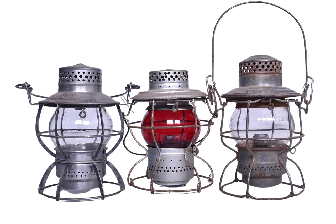 3004 - Trio of Southern Pacific Railroad Lanterns thumbnail