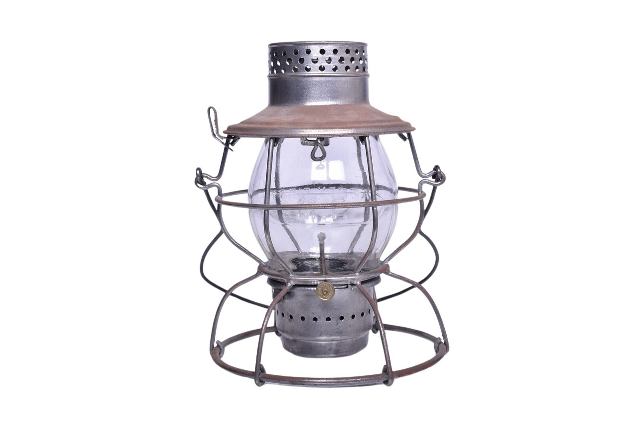 3030 - Handlan Missouri Pacific Railroad Lantern with Clear Cast Globe thumbnail