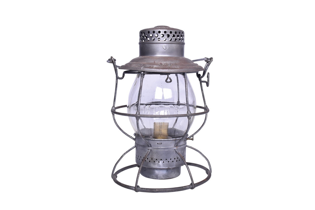 3056 - Adlake Reliable Maine Central Railroad Lantern with Clear Cast Globe thumbnail