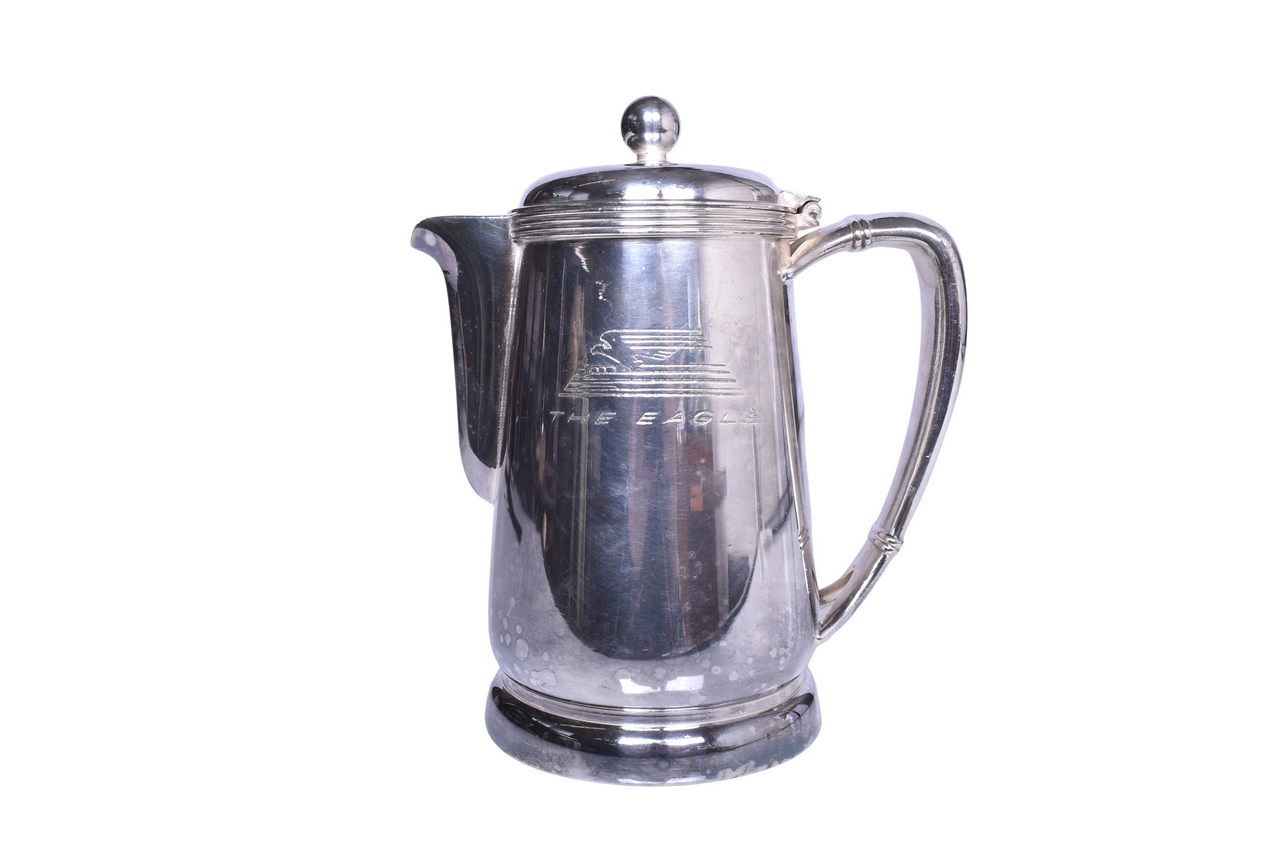 3071 - Texas and Pacific Railway International Silver Co. The Eagle Coffee Pot - 16 Oz. thumbnail