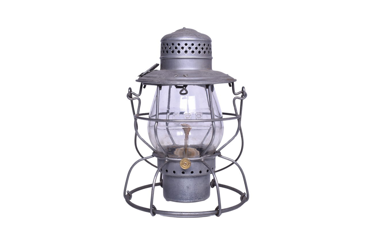 3090 - Handlan Illinois Central Railroad Lantern with Clear Cast Globe thumbnail