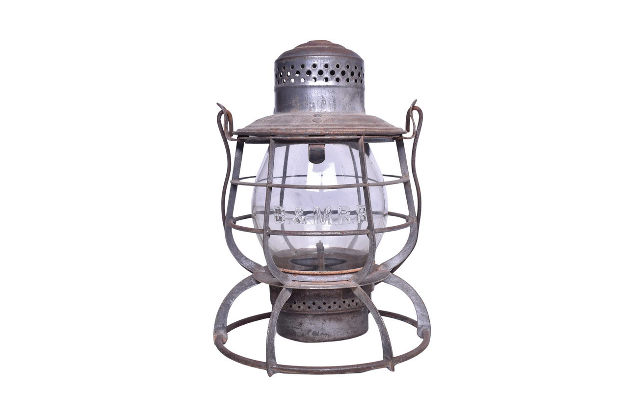 3094 - Armspear Boston and Maine Railroad Lantern with Clear Cast Globe thumbnail