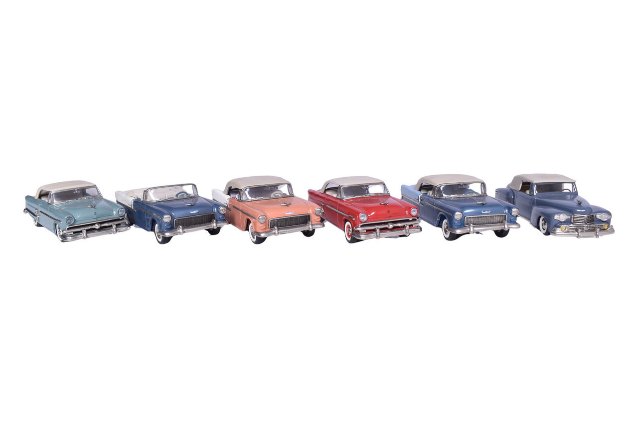 104 - Six Collector's Classics '50s Car Models -  Chevrolet, Ford Sunliner thumbnail