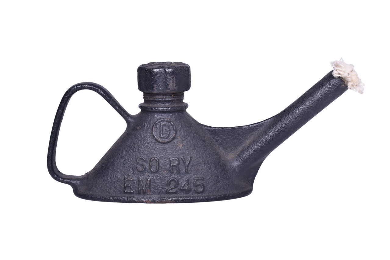 3145 - Cast Iron Southern Railway Locomotive Hand Torch thumbnail