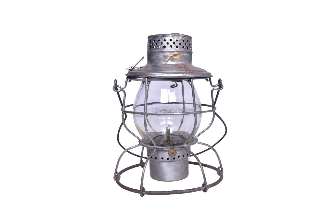 3148 - Handlan Denver and Rio Grande Railroad Lantern W/ Etched Globe thumbnail