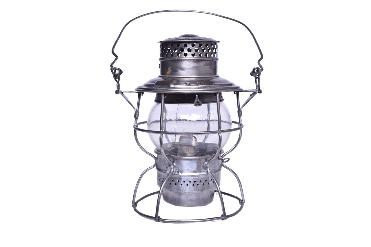 3174 - Adlake No. 250 Kero Pacific Electric Railway Railroad Lantern with Etched Globe thumbnail