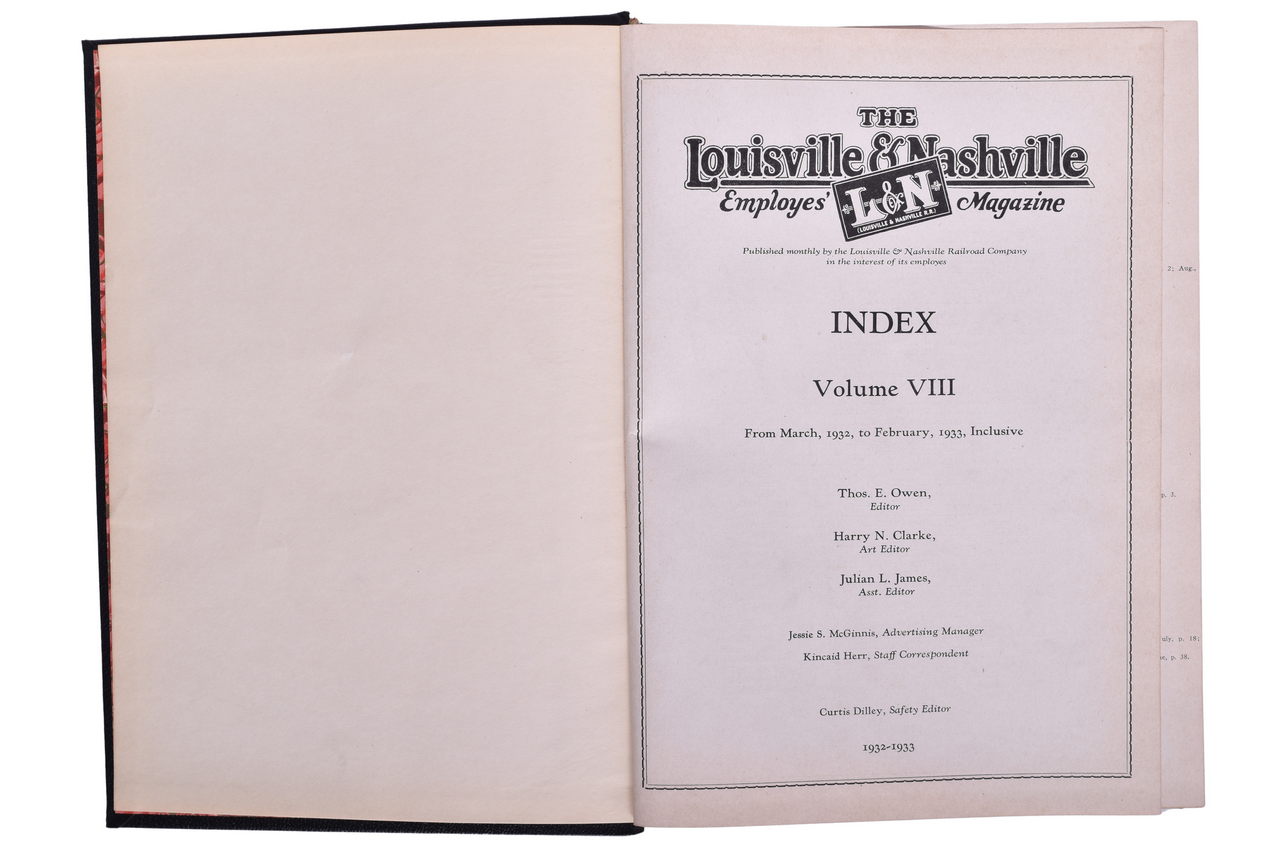 3165 - L&N Employee Magazine Bound Volume 1932-33 - President's Office thumbnail