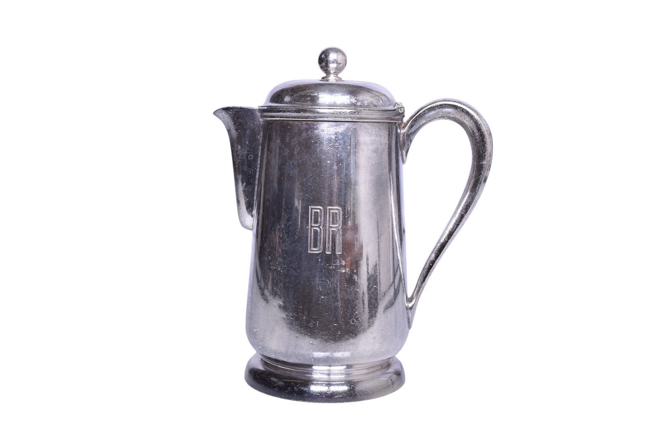 3197 - Reed & Barton Burlington Route Silver Water Pitcher 48 Oz. thumbnail