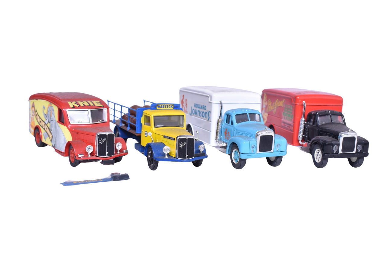 97 - Four Vitesse Car Models - Saurer-Diesel and Mack B thumbnail