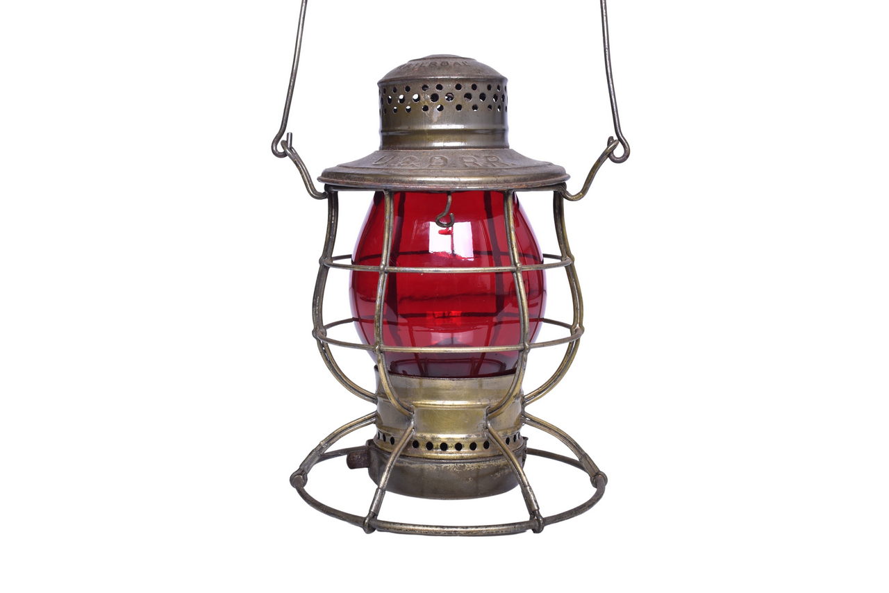 3198 - No. 39 Railroad Ulster & Delaware Railroad Lantern - All Brass thumbnail