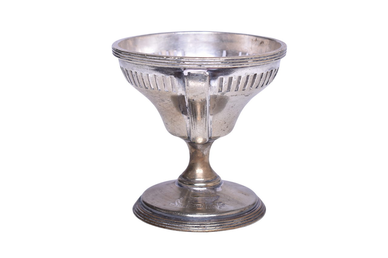 3205 - Reed & Barton Southern Pacific Railroad Silver Pedestal Sherbet Cup thumbnail