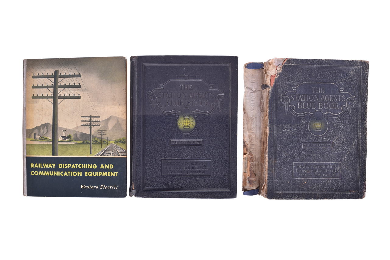 3228 - Western Electric 1949 Catalog and Two Station Agent Blue Books thumbnail