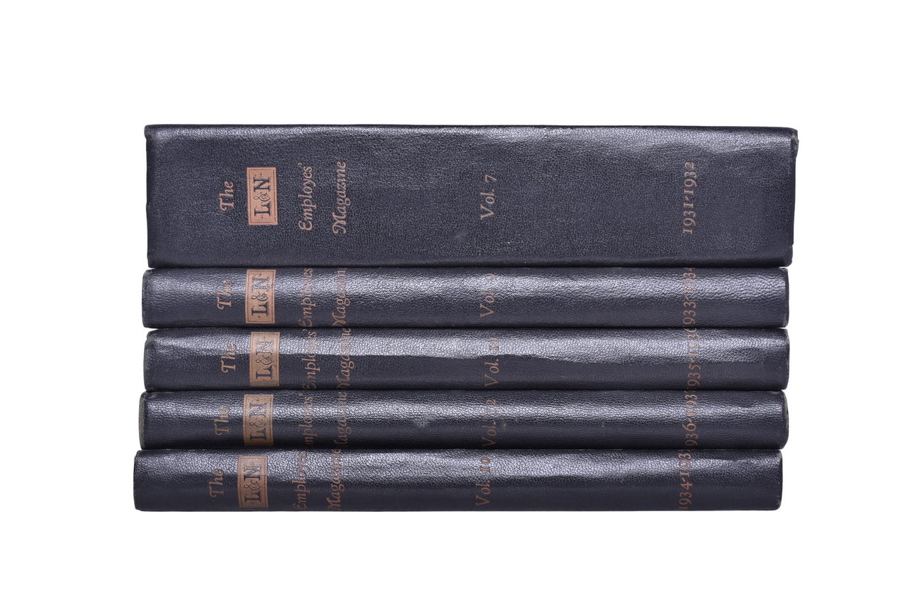 3234 - Hard Bound Louisville and Nashville Employee Magazines 1931-1937 thumbnail