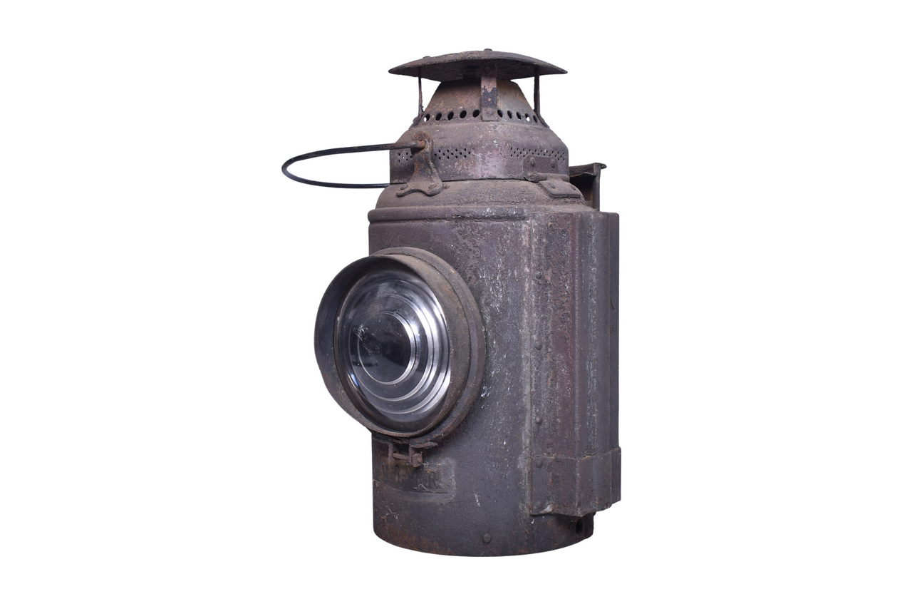 3238 - Adlake Louisville and Nashville Railroad Marked Train Order / Semaphore Lamp thumbnail