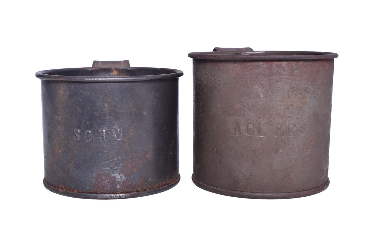 3296 - Pair of Johnson Serif Font Railroad Drinking Cups- Southern and Atlantic Coast Line thumbnail