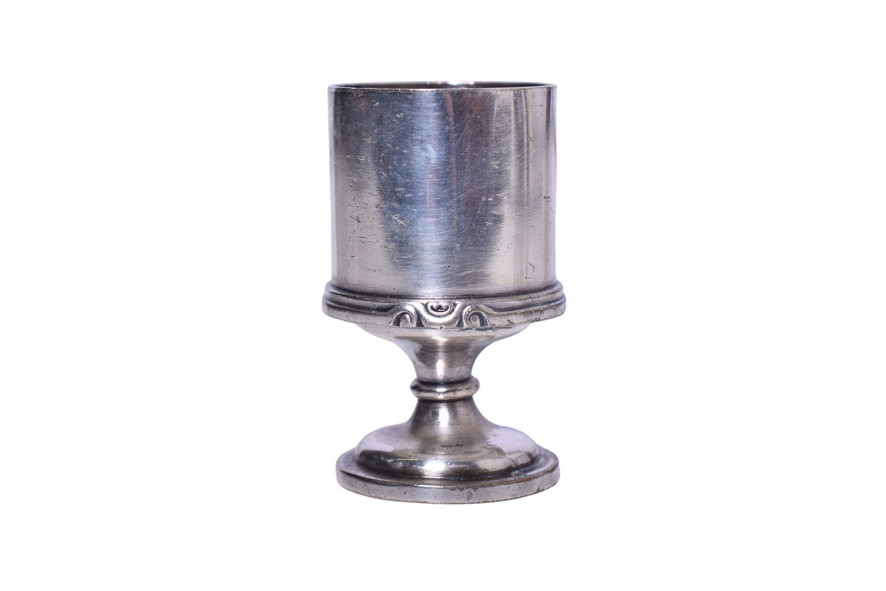 3373 - R. Wallace Missouri Pacific Railroad Silver Pedestal Toothpick Holder thumbnail