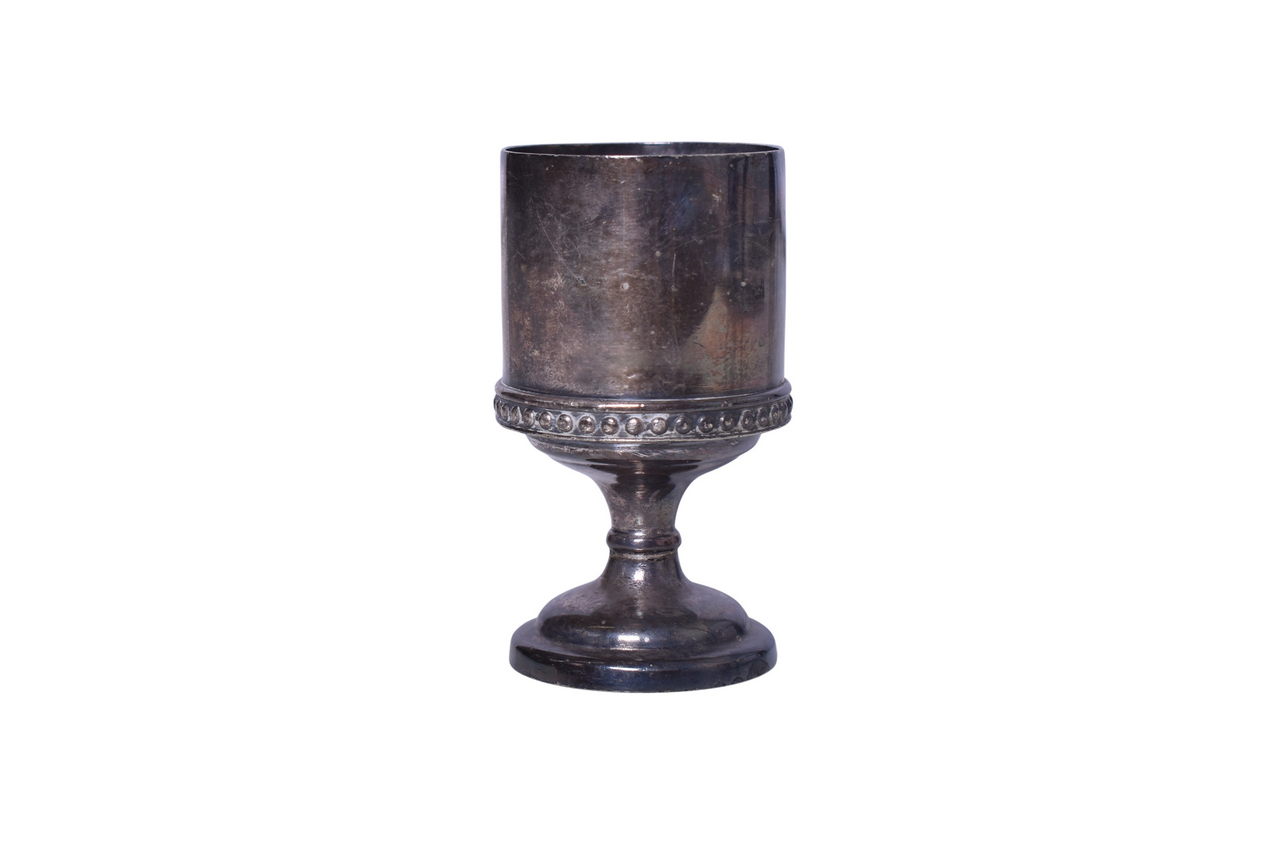 3405 - Reed & Barton Chicago, Rock Island & Pacific Railway Silver Pedestal Toothpick Holder thumbnail