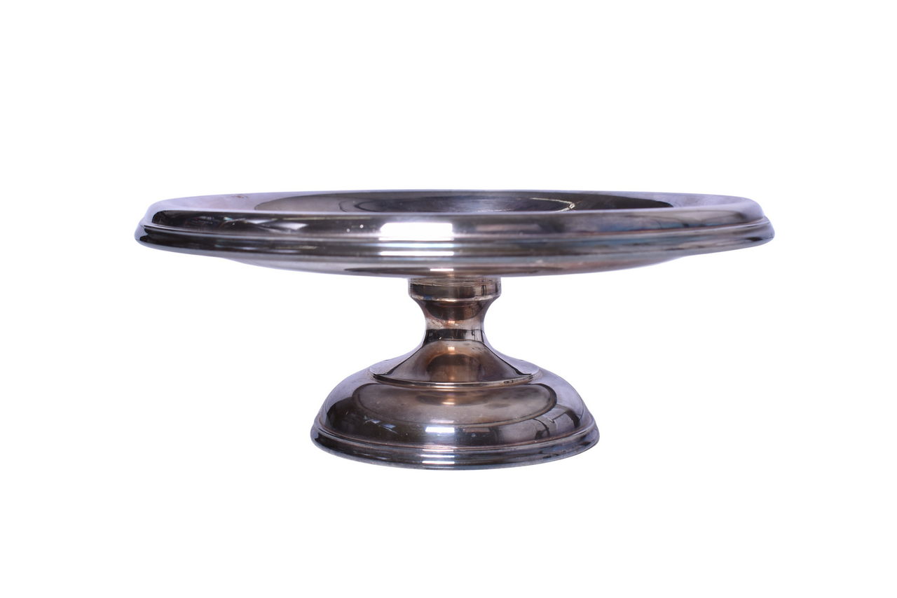 3413 - Union Pacific Railroad International Silver Business Car 100 Pedestal Cake Stand thumbnail