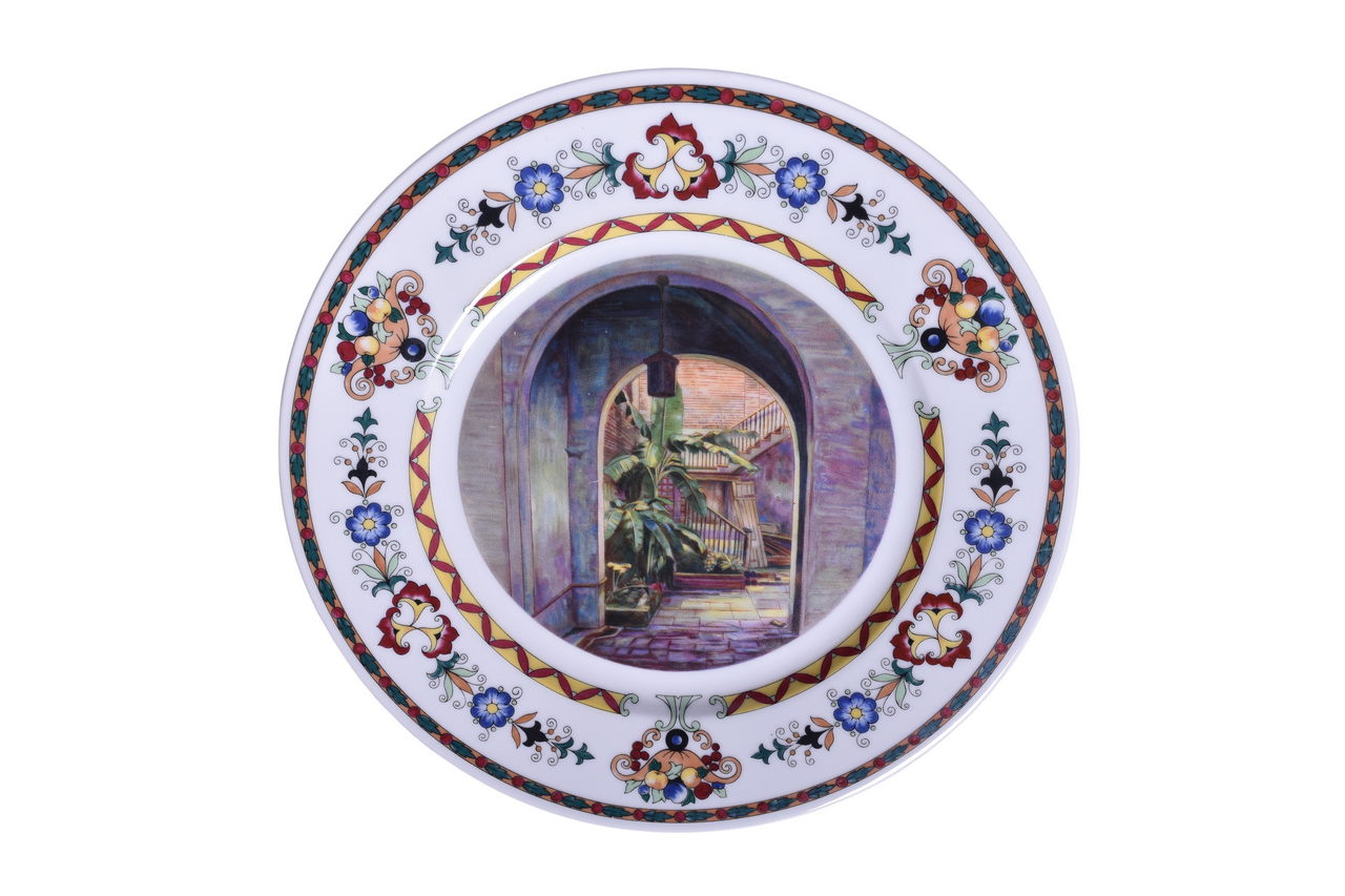 3465 - Illinois Central Railroad French Quarter Service Plate Stairway in Claibourne Court Toulouse thumbnail