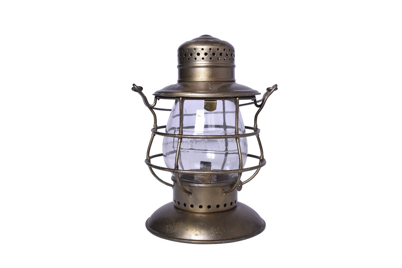3354 - Star Headlight Company Grand Trunk Railway Railroad Bell Bottom Lantern thumbnail