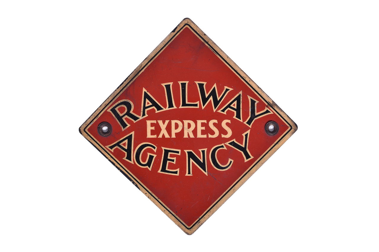 3414 - Railway Express Agency Porcelain Sign thumbnail