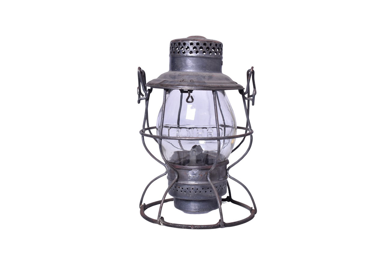 3287 - Adlake Reliable Louisville and Nashville Railroad Lantern w/ Clear Cast Globe thumbnail
