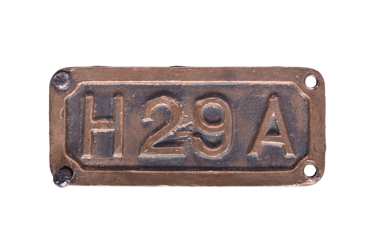 3422 - Louisville and Nashville H29A 2-8-0 Locomotive Class Plate thumbnail