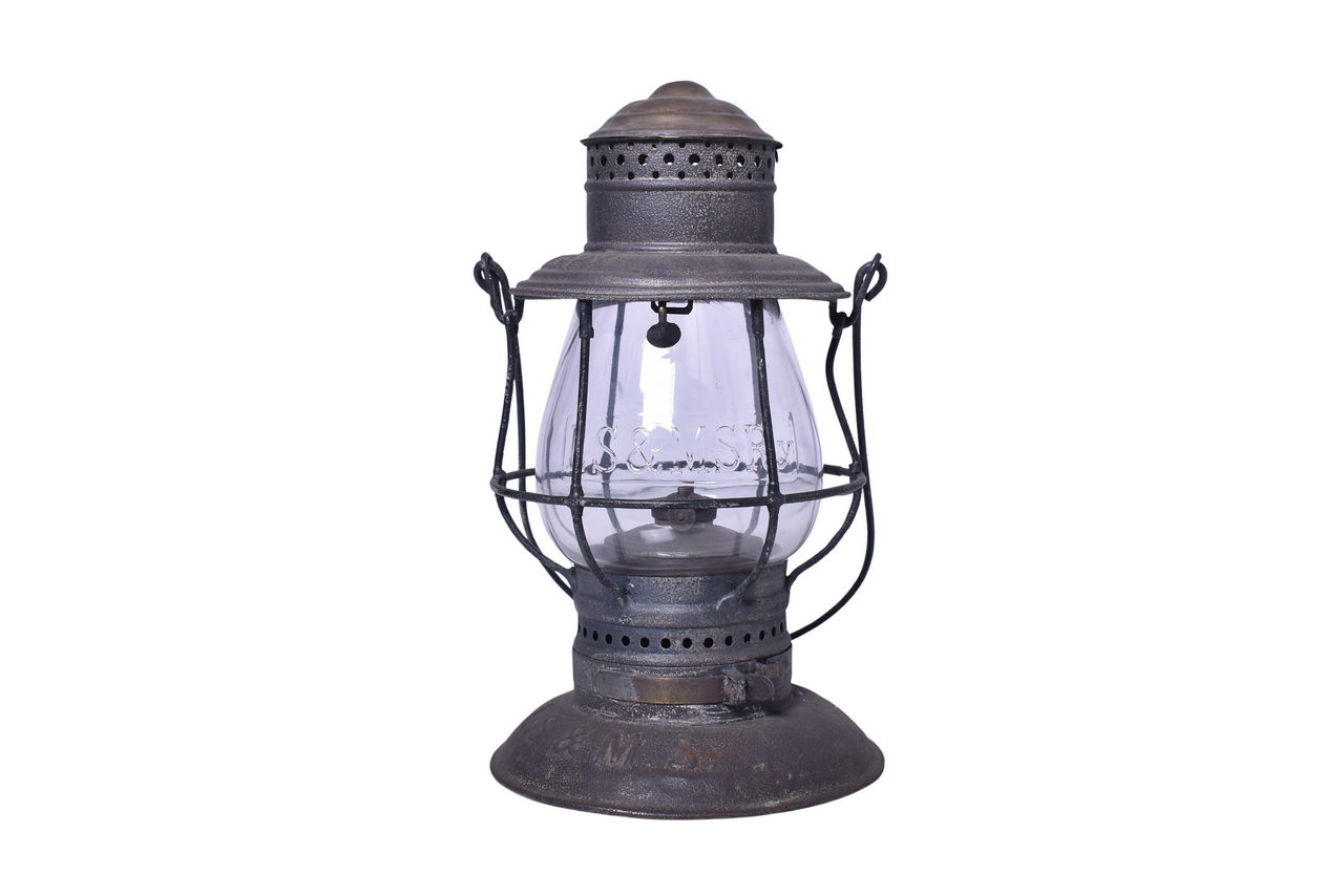 3560 - Lake Shore and Michigan Southern Railway Brass Top, Bell Bottom Railroad Lantern thumbnail