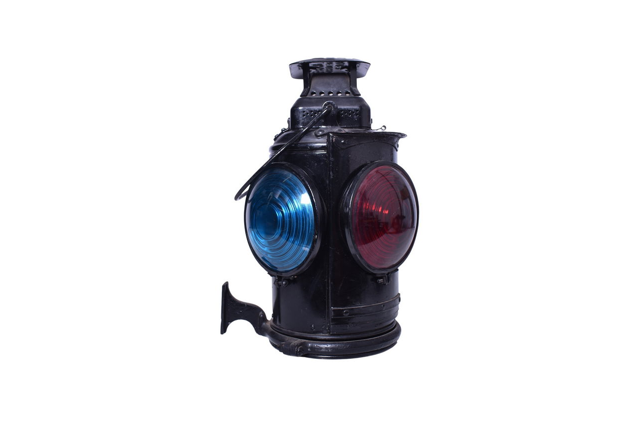 3520 - Chicago & Eastern Illinois Railroad Restored Adlake Caboose Marker Lamp thumbnail