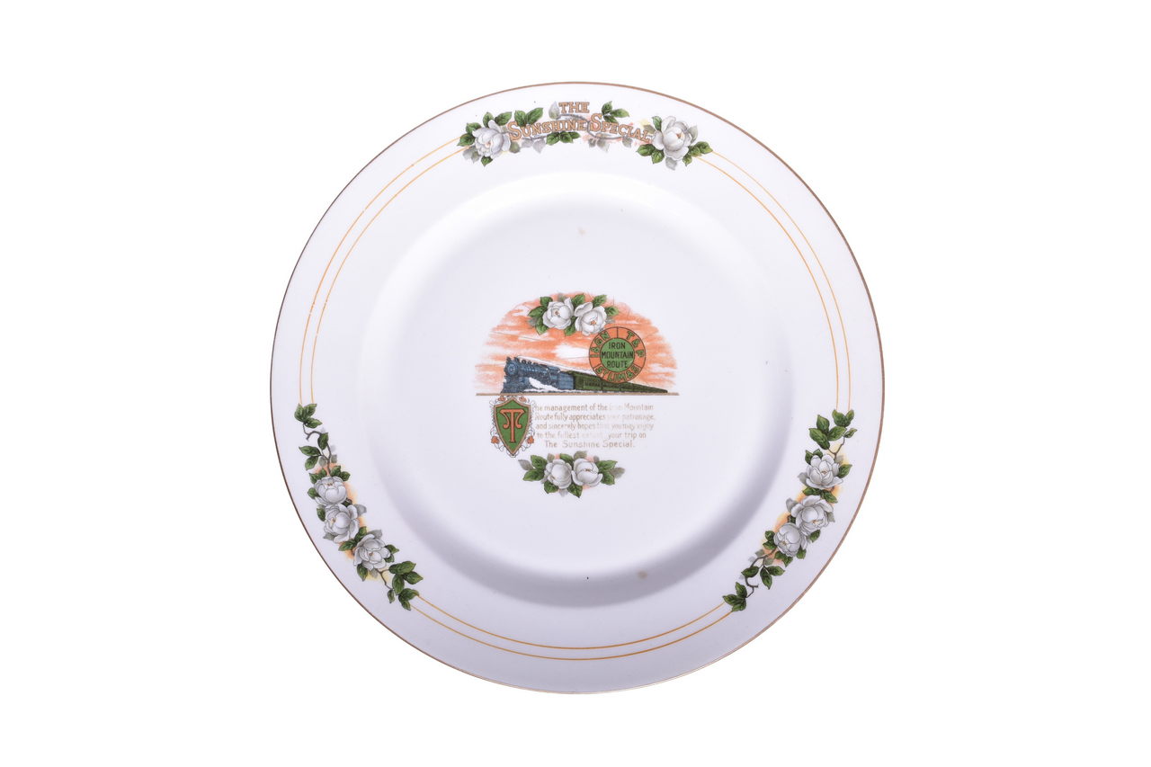 3549 - Missouri Pacific Railroad China Sunshine Special Service Plate thumbnail