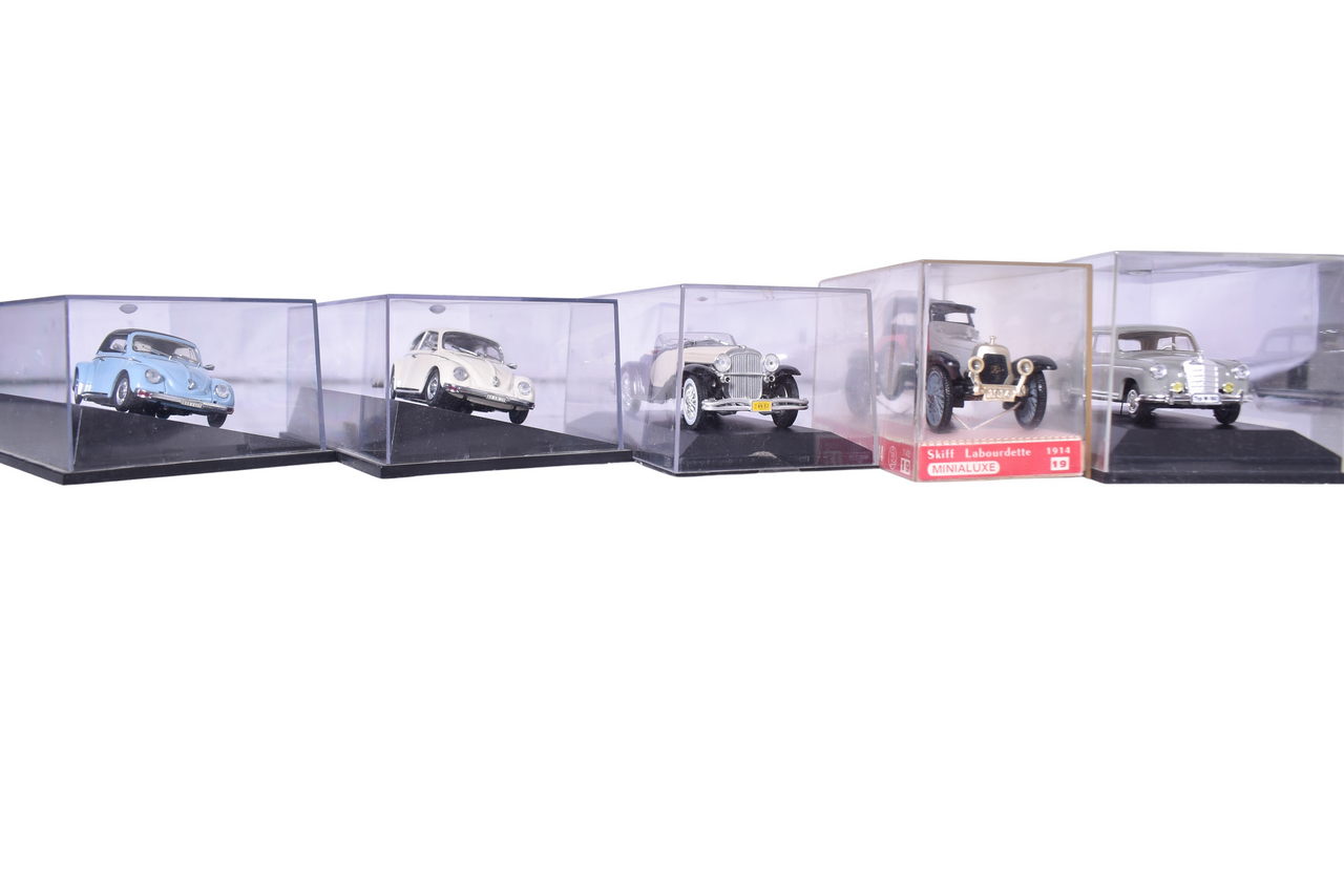 148 - Five European Made Model Cars - Faller, Minialuxe, Altaya, Jouef Evolution - Duesenberg, Etc. thumbnail