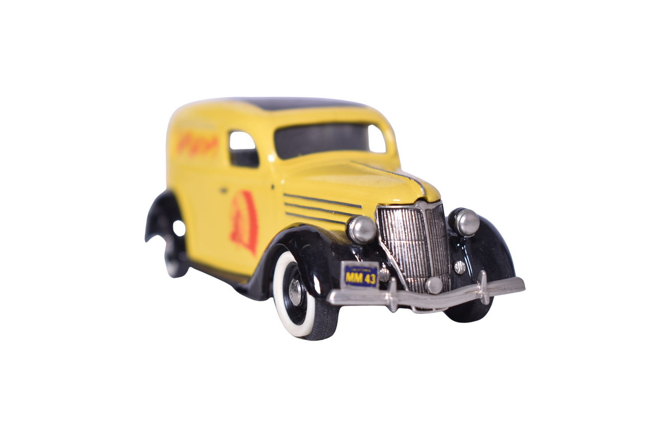220 - Mini Marque 1936 Ford V8 Delivery Sedan - Indian Hill Dairy thumbnail