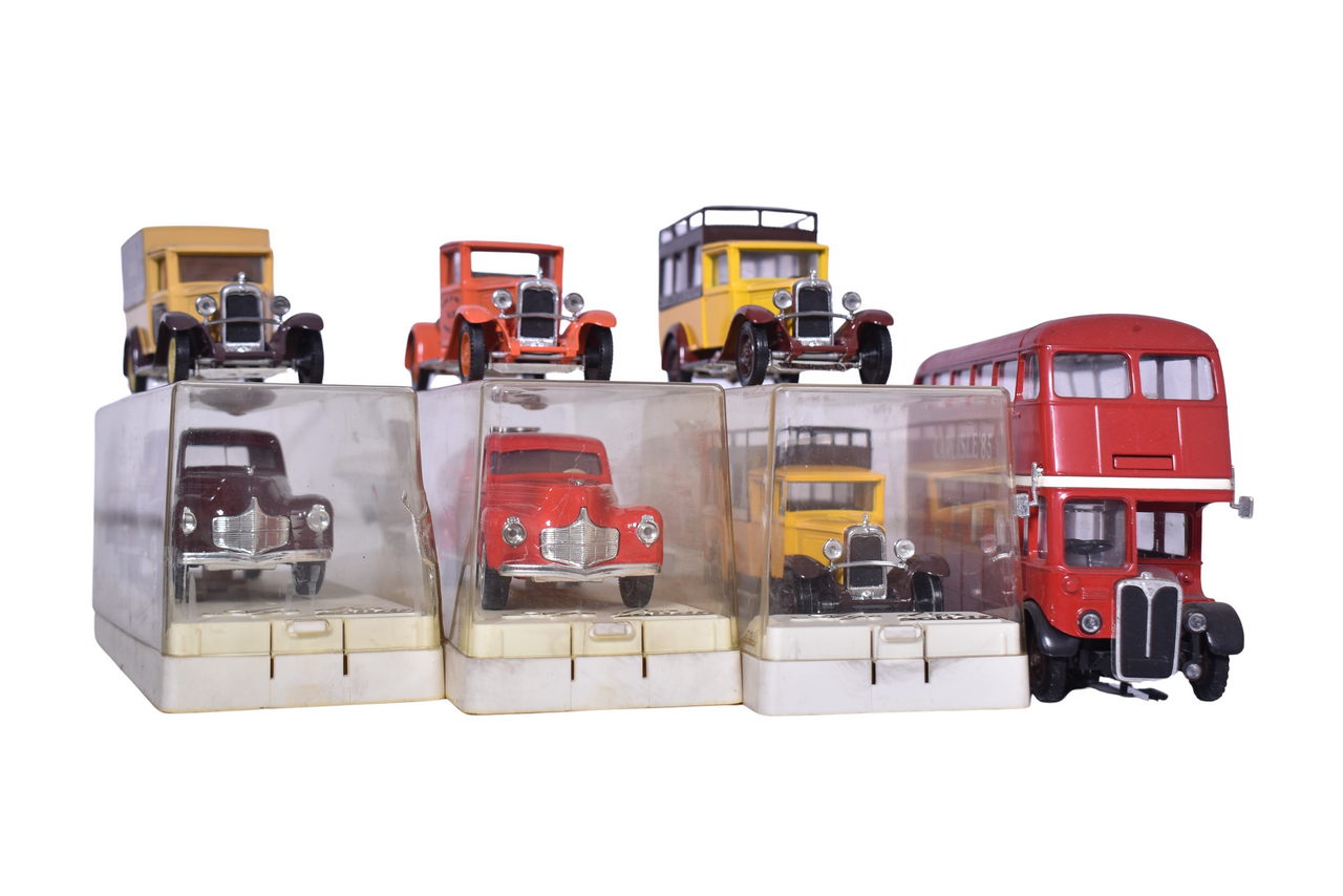 315 - Seven Solidos Models - Double Decker Bus, Citroen and Dodge thumbnail