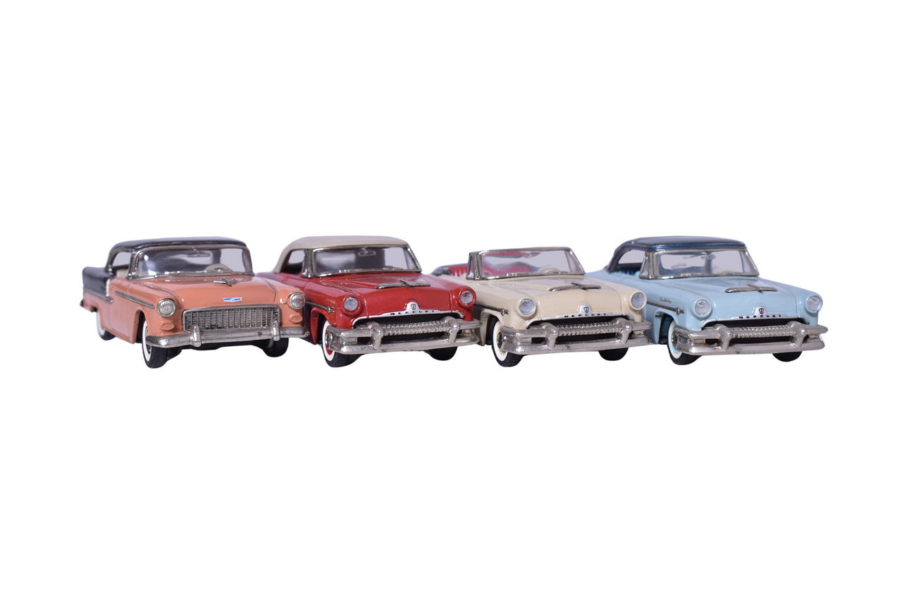 224 - Four Collector's Classics 1950s Models - Chevrolet and Mercury thumbnail