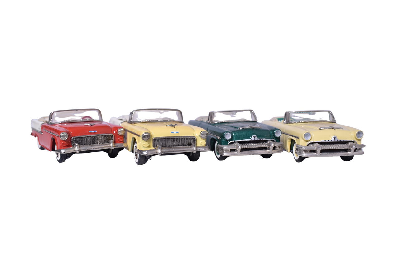 234 - Four Collector's Classics 1950s Models - Chevrolet and Mercury thumbnail