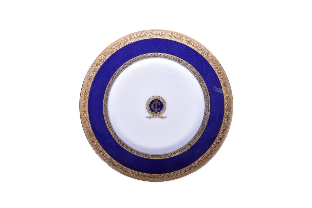 3567 - Illinois Central Railroad China Creole Service Plate thumbnail