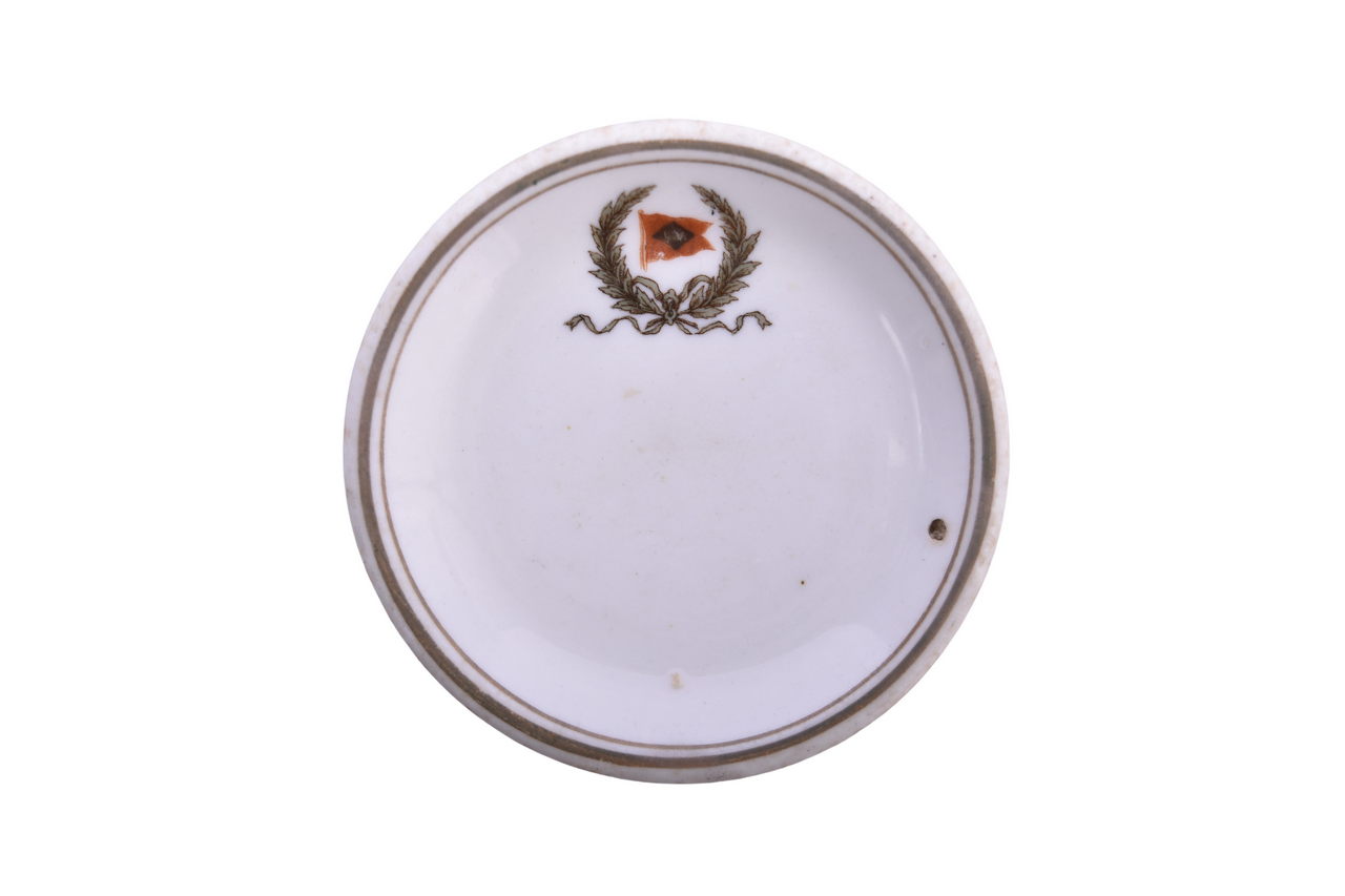 3591 - Lehigh Valley Railroad China Easton Butter Pat thumbnail