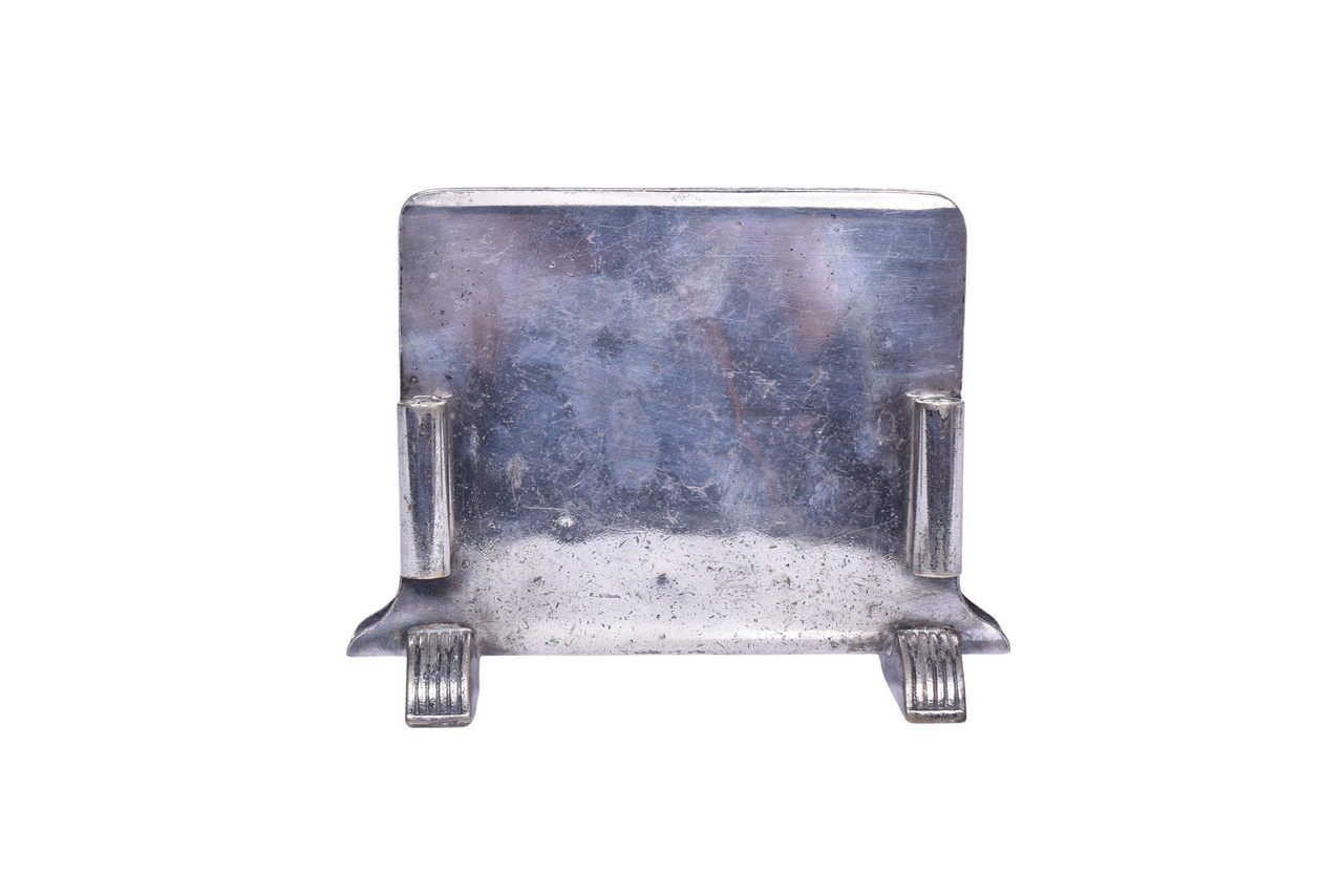 3327 - International Silver Chicago & North Western Railway Menu Holder thumbnail