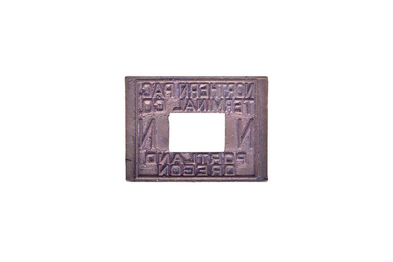 3335 - Northern Pacific Terminal Co. Portland, Oregon Railroad Dater Die thumbnail