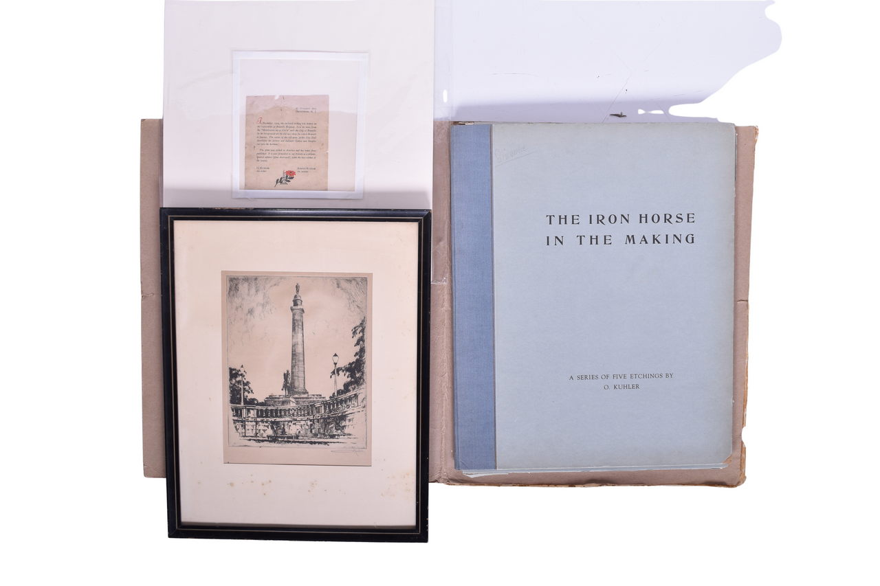 3616 - Otto Kuhler - Iron Horse in the Making & Other Etchings thumbnail