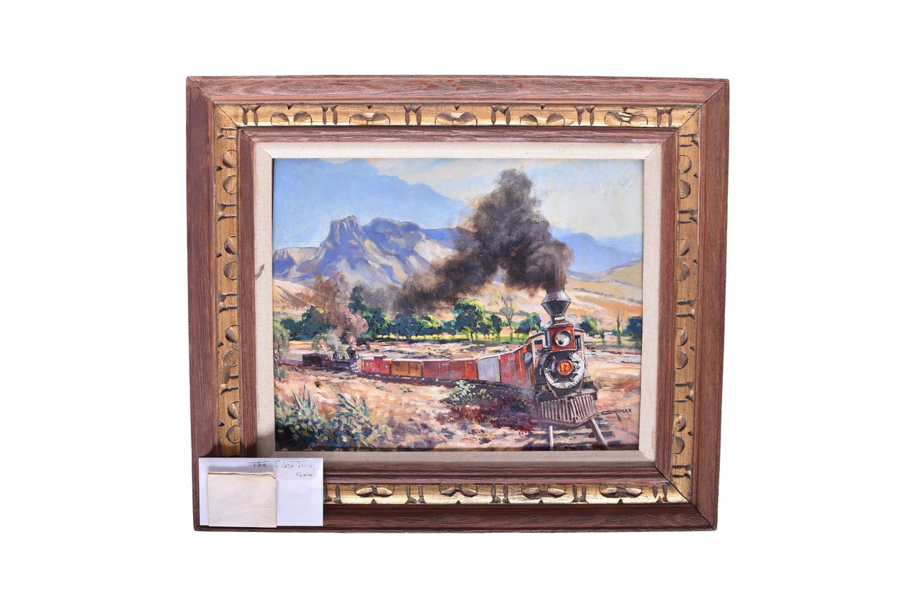 3620 - Original Otto Kuhler Oil Painting - Silver Rails thumbnail