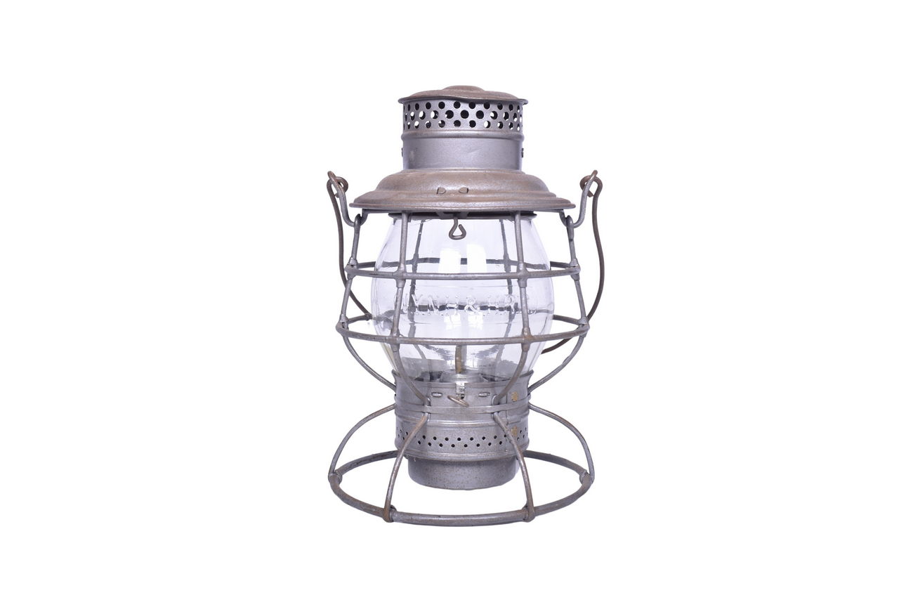 3640 - Adlake Reliable New York, New Haven & Hartford Railroad Lantern w/ Clear Cast Globe thumbnail