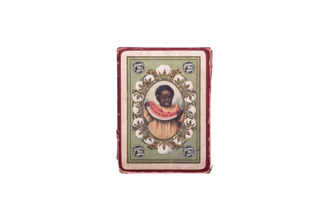 3687 - St. Louis Southwestern Railroad Cotton Belt Route Playing Cards - Watermelon Girl thumbnail